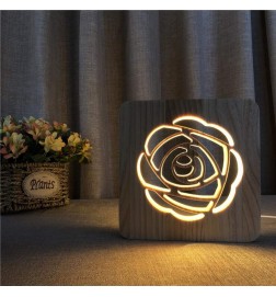 Flower Design Bedside Lamp